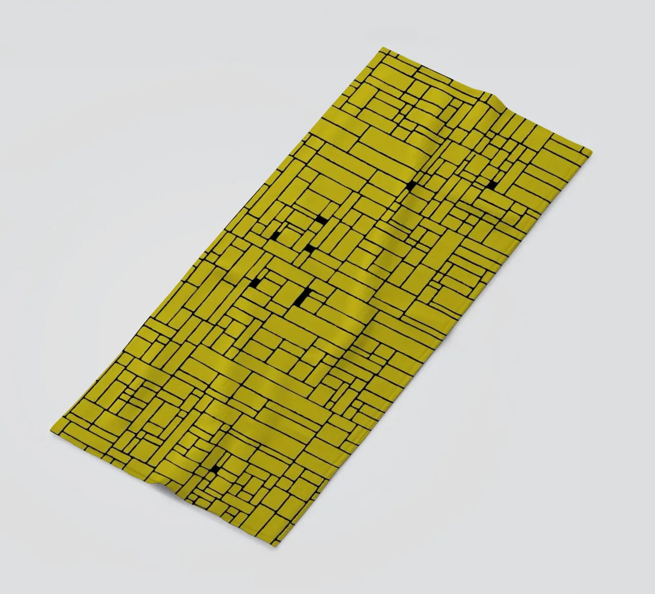 Computer Graphic yellow black telo mare da Hemingway Design