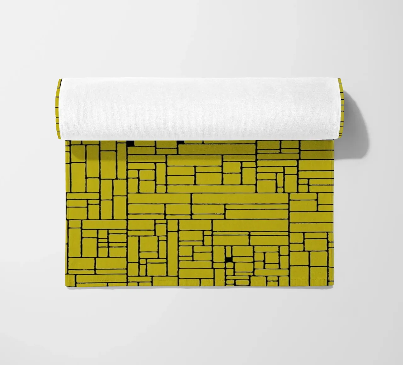 Computer Graphic yellow black telo mare da Hemingway Design