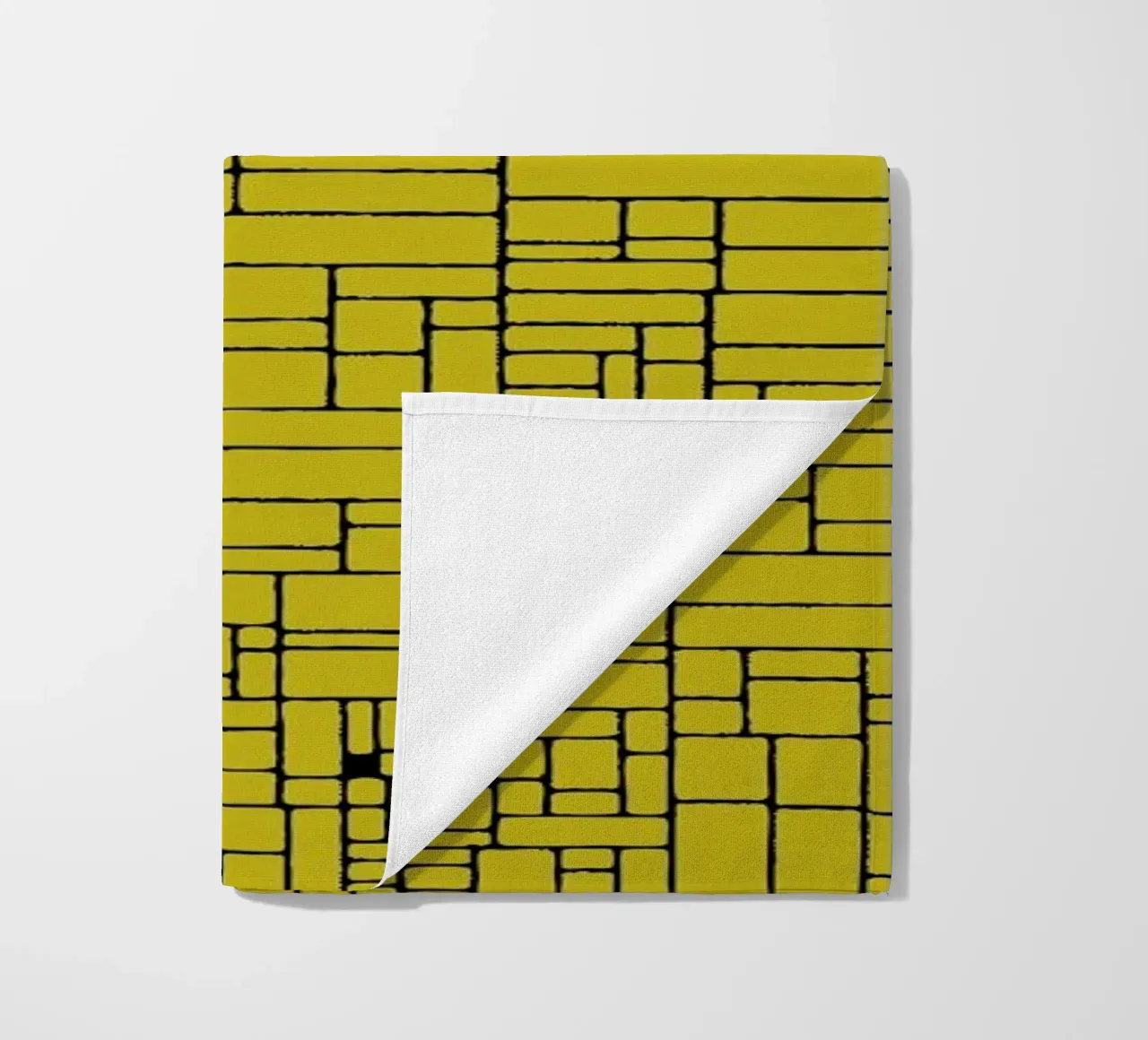 Computer Graphic yellow black telo mare da Hemingway Design