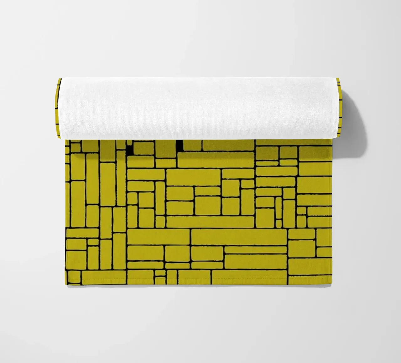Computer Graphic yellow black telo mare da Hemingway Design