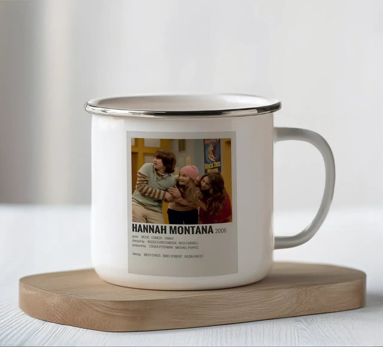 HANNAH MONTANA 2006 tazza in smalto da MVFminimalist