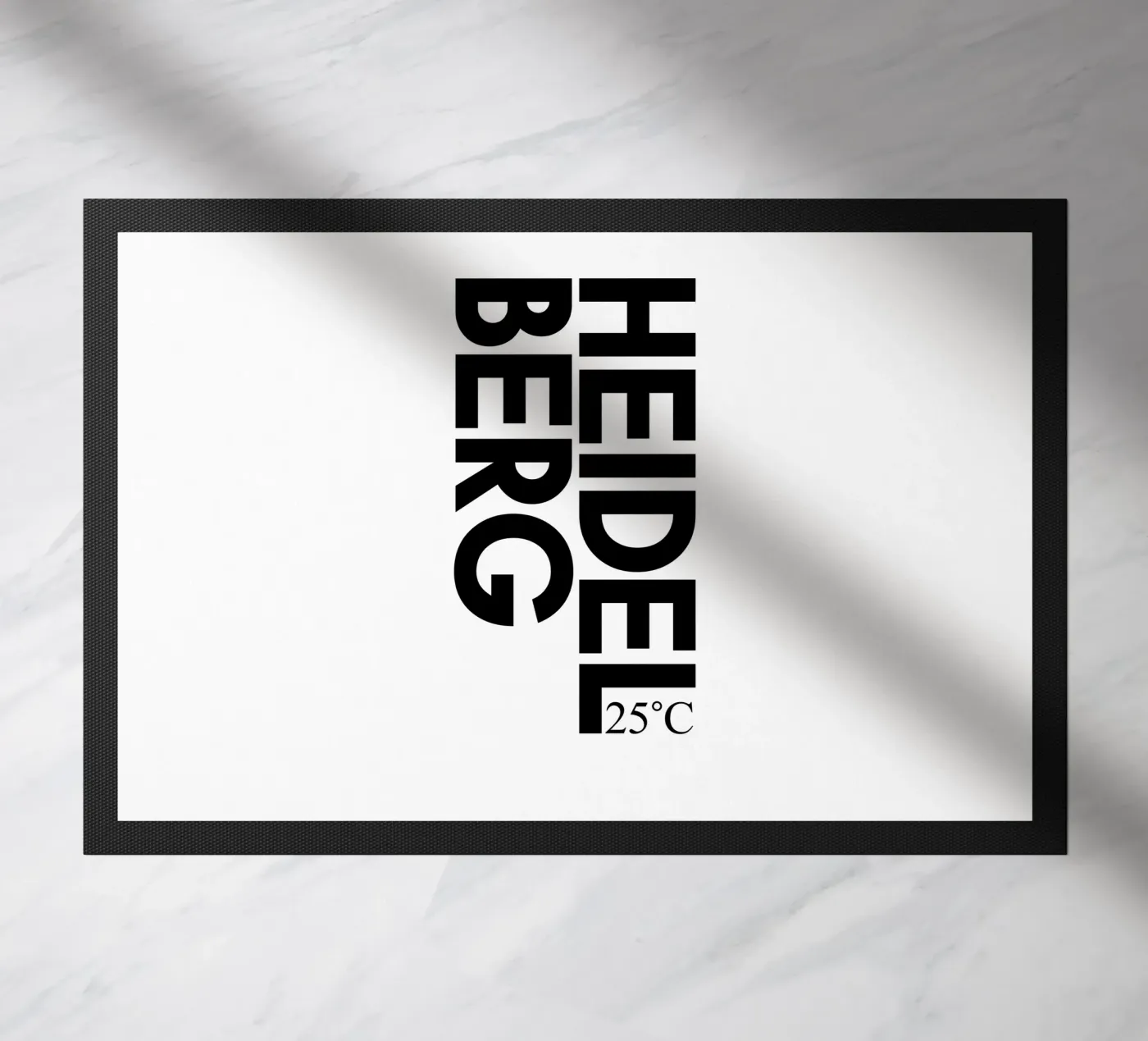 Heidelberg deurmat van YV TYPOGRAPHY