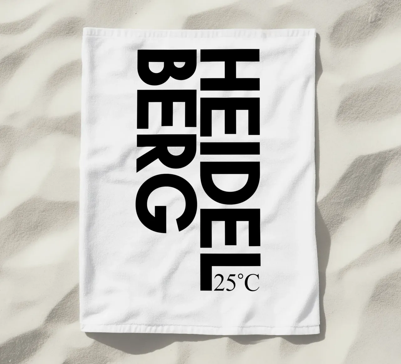 Heidelberg serviette de plage de YV TYPOGRAPHY