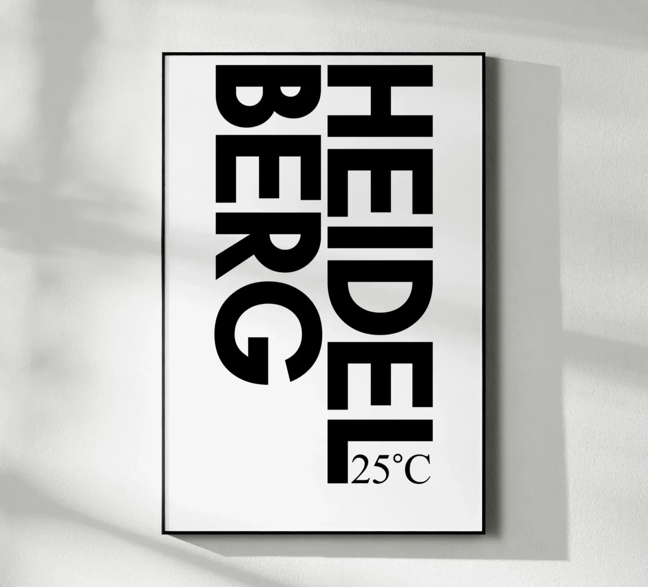 Heidelberg plexiglass da YV TYPOGRAPHY
