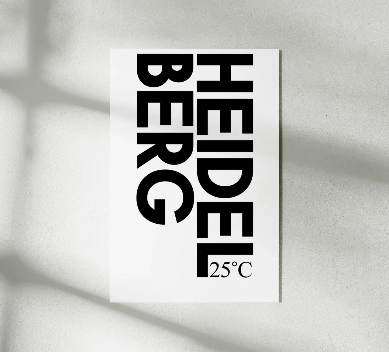 Heidelberg plexiglass da YV TYPOGRAPHY