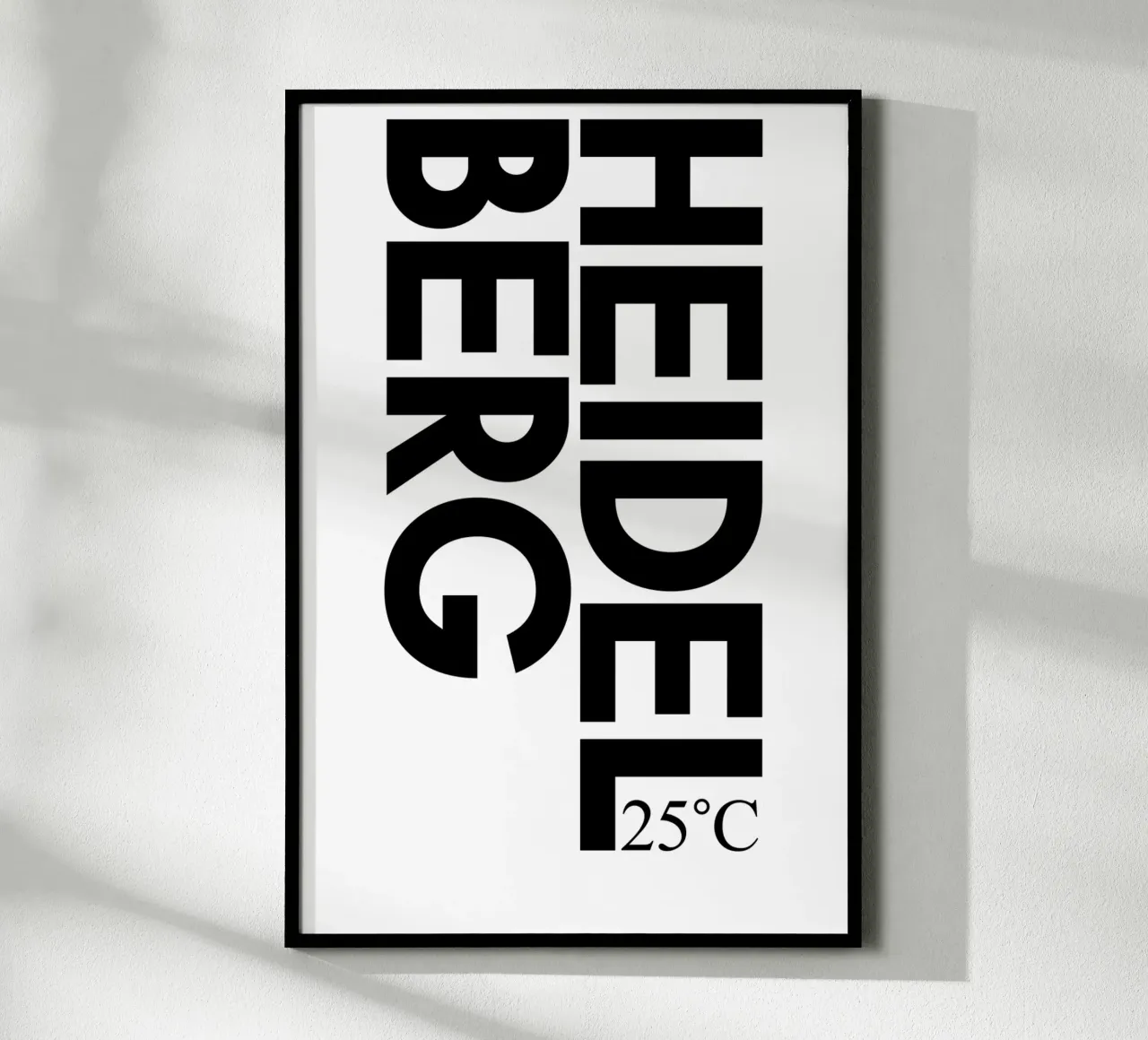 Heidelberg poster da YV TYPOGRAPHY