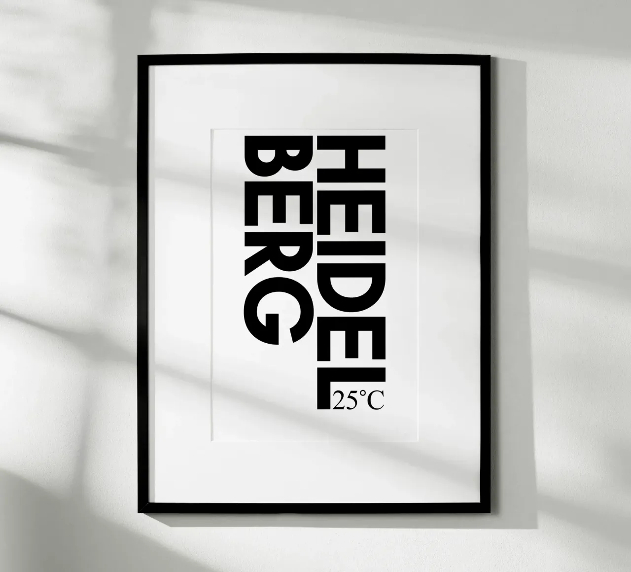 Heidelberg poster da YV TYPOGRAPHY