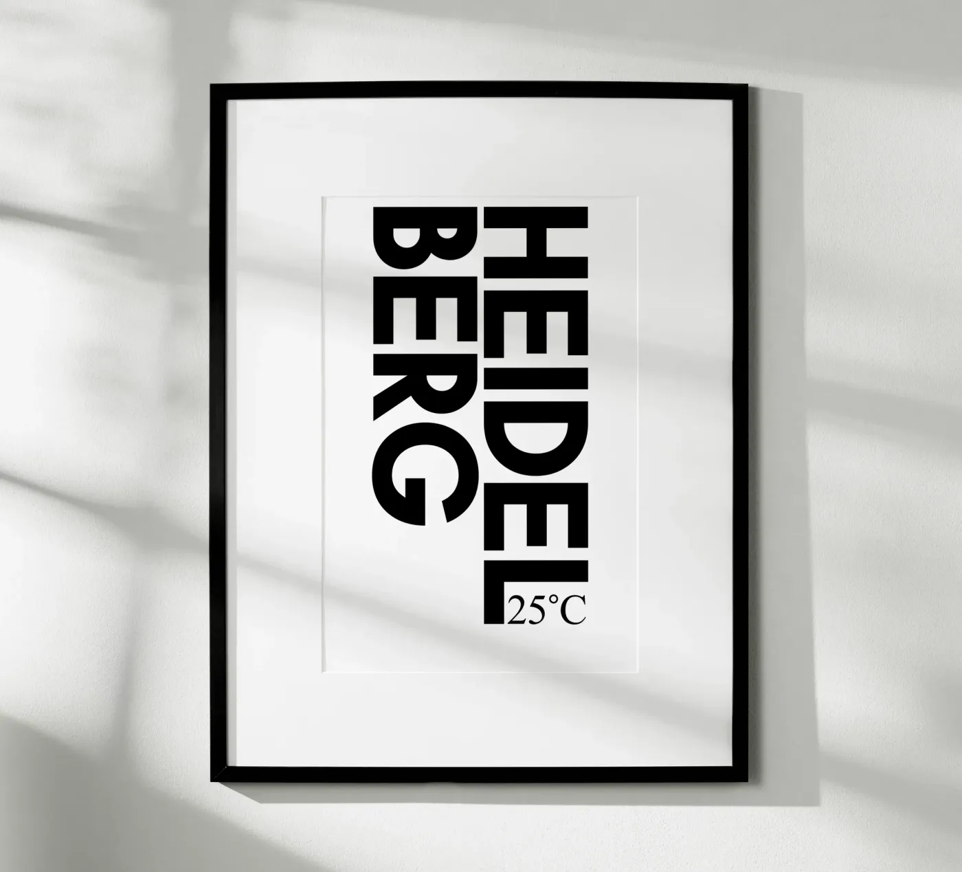 Heidelberg poster da YV TYPOGRAPHY