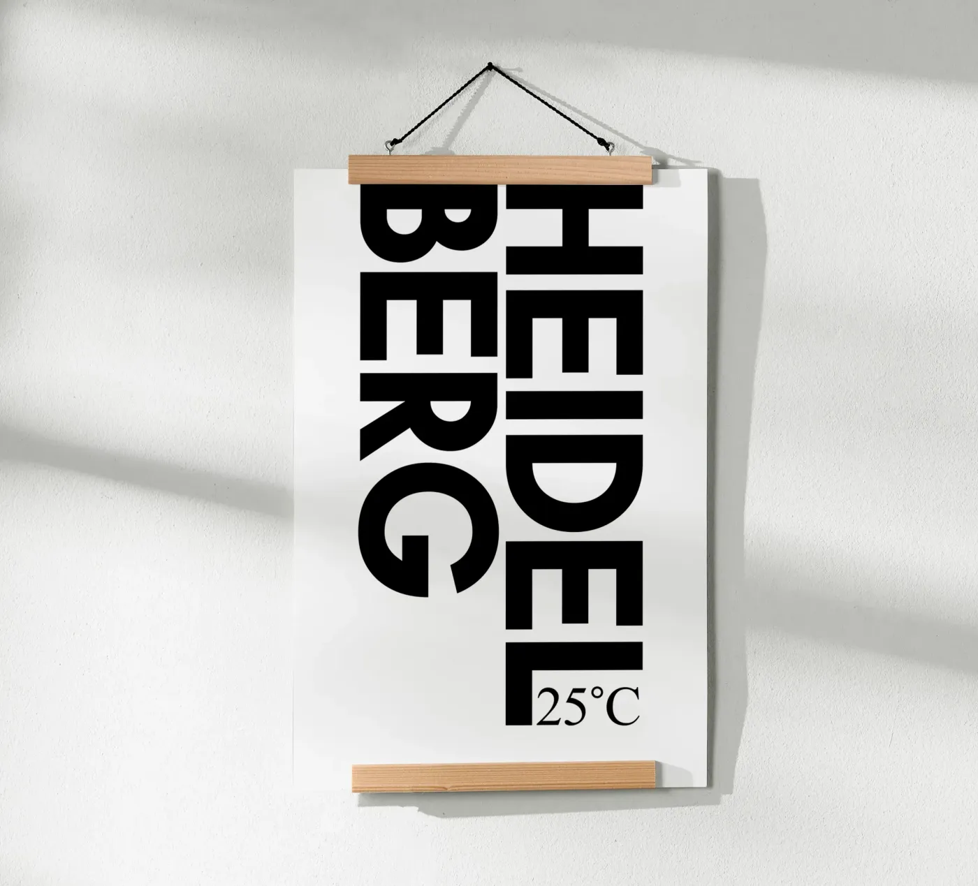 Heidelberg poster da YV TYPOGRAPHY