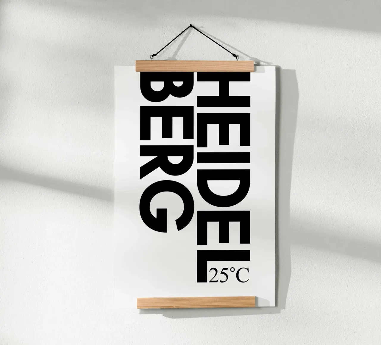 Heidelberg poster da YV TYPOGRAPHY