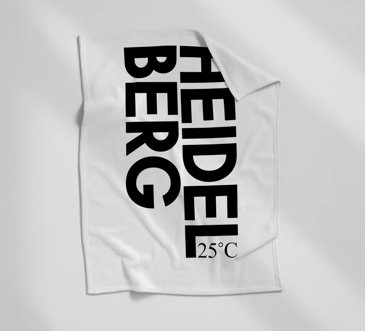 Heidelberg Fleecedecke von YV TYPOGRAPHY