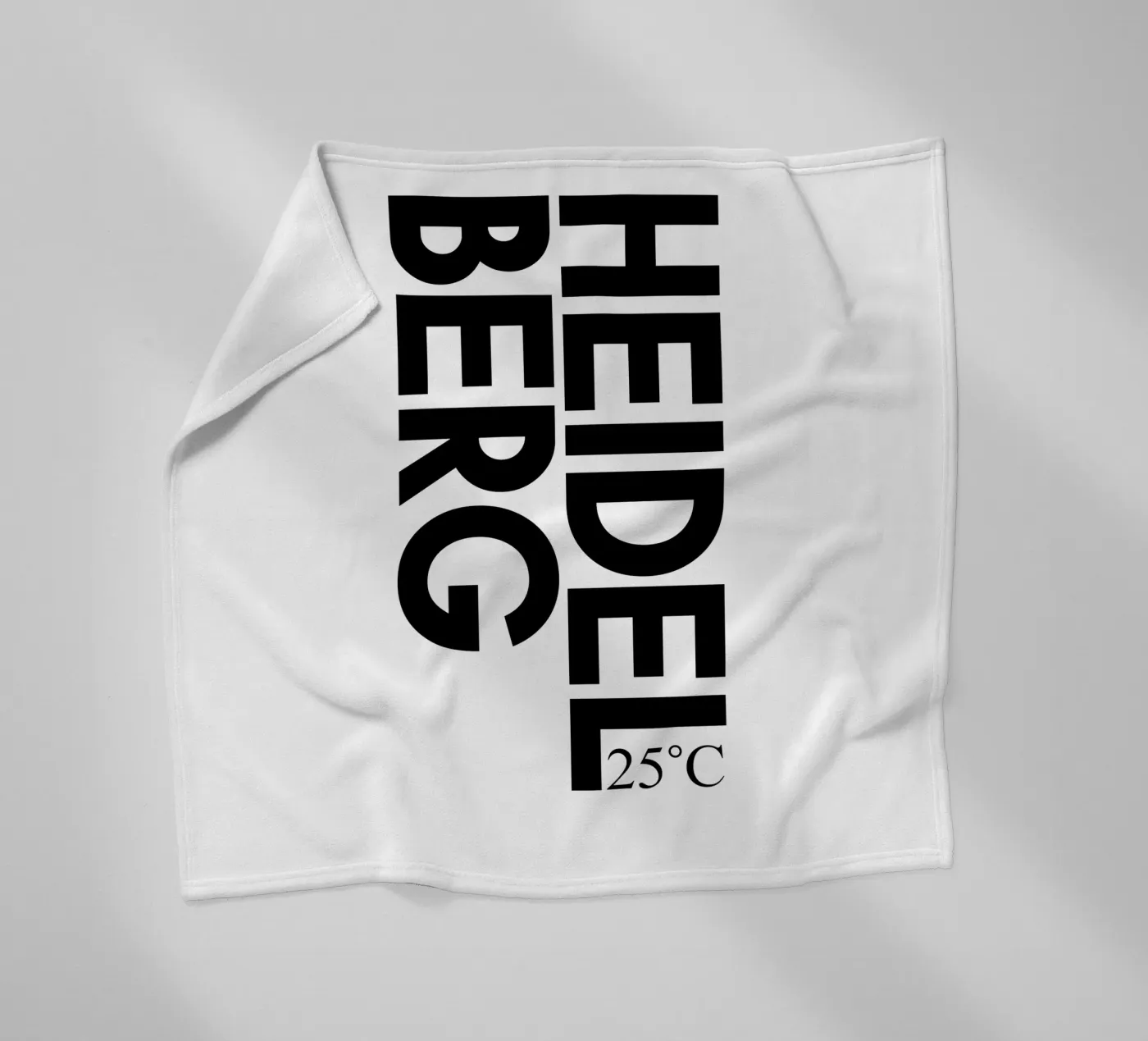 Heidelberg Fleecedecke von YV TYPOGRAPHY