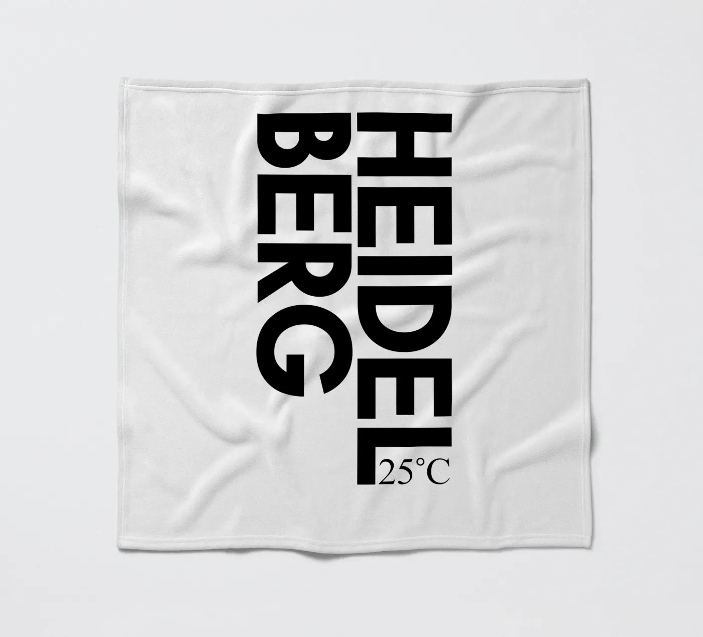 Heidelberg Fleecedecke von YV TYPOGRAPHY