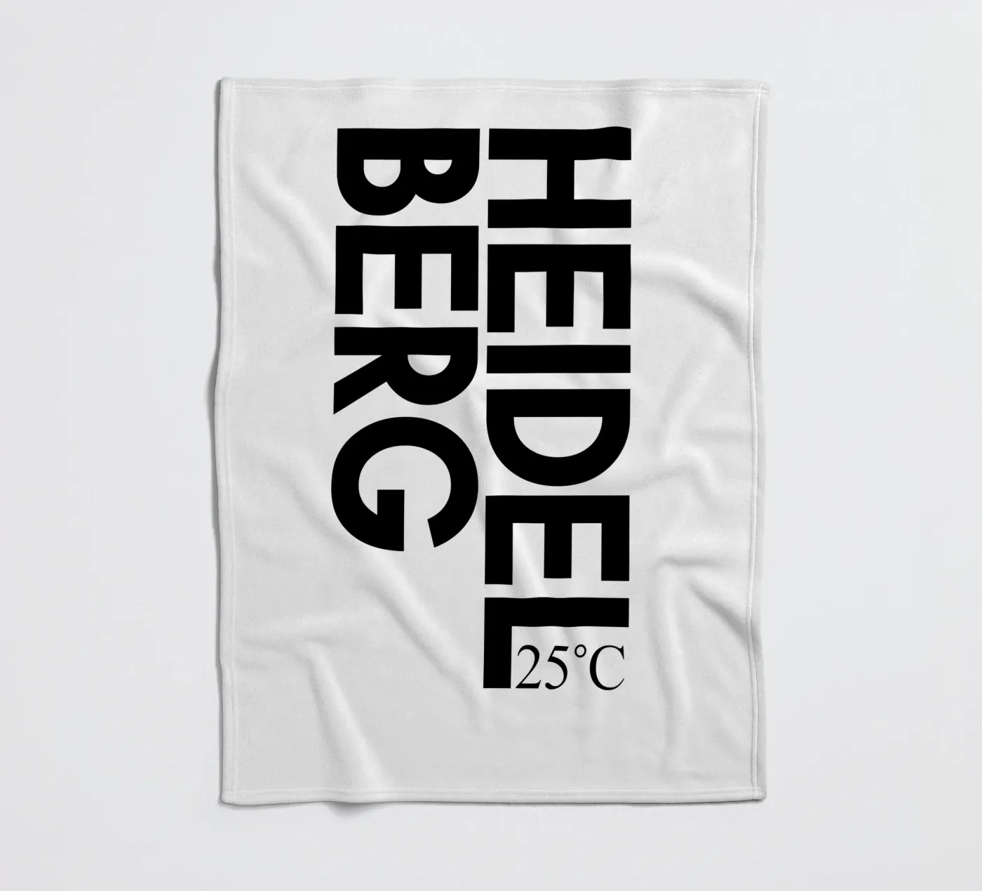 Heidelberg Fleecedecke von YV TYPOGRAPHY