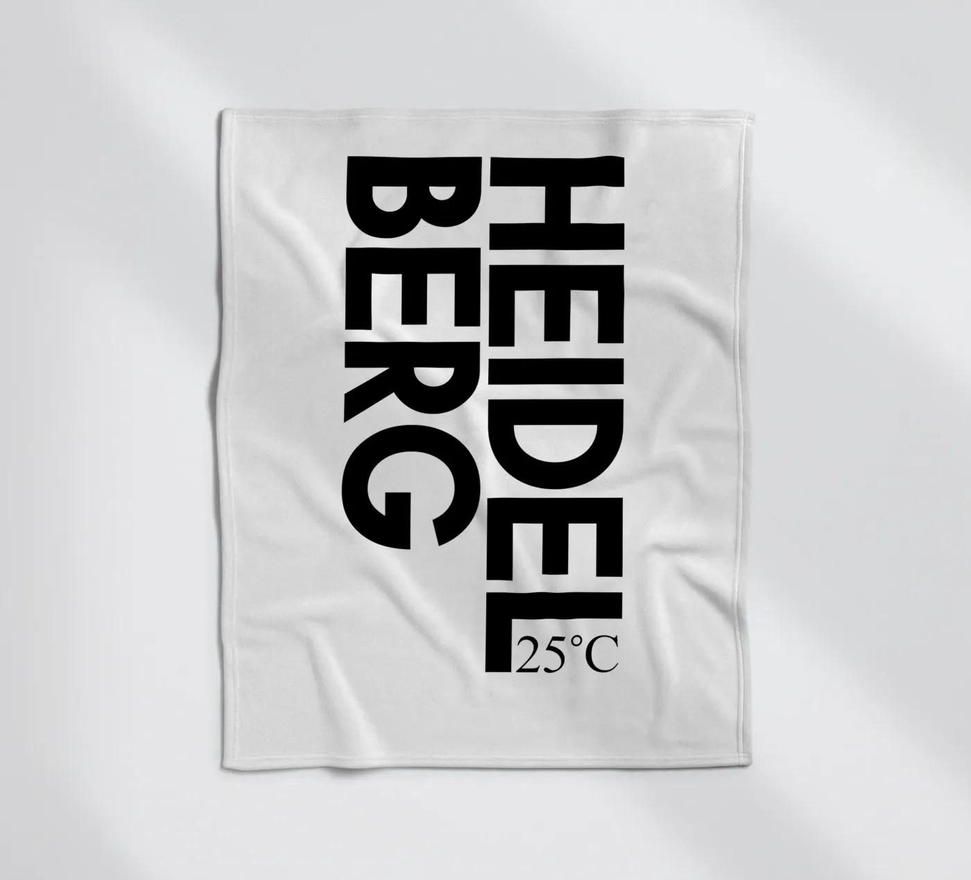Heidelberg Fleecedecke von YV TYPOGRAPHY