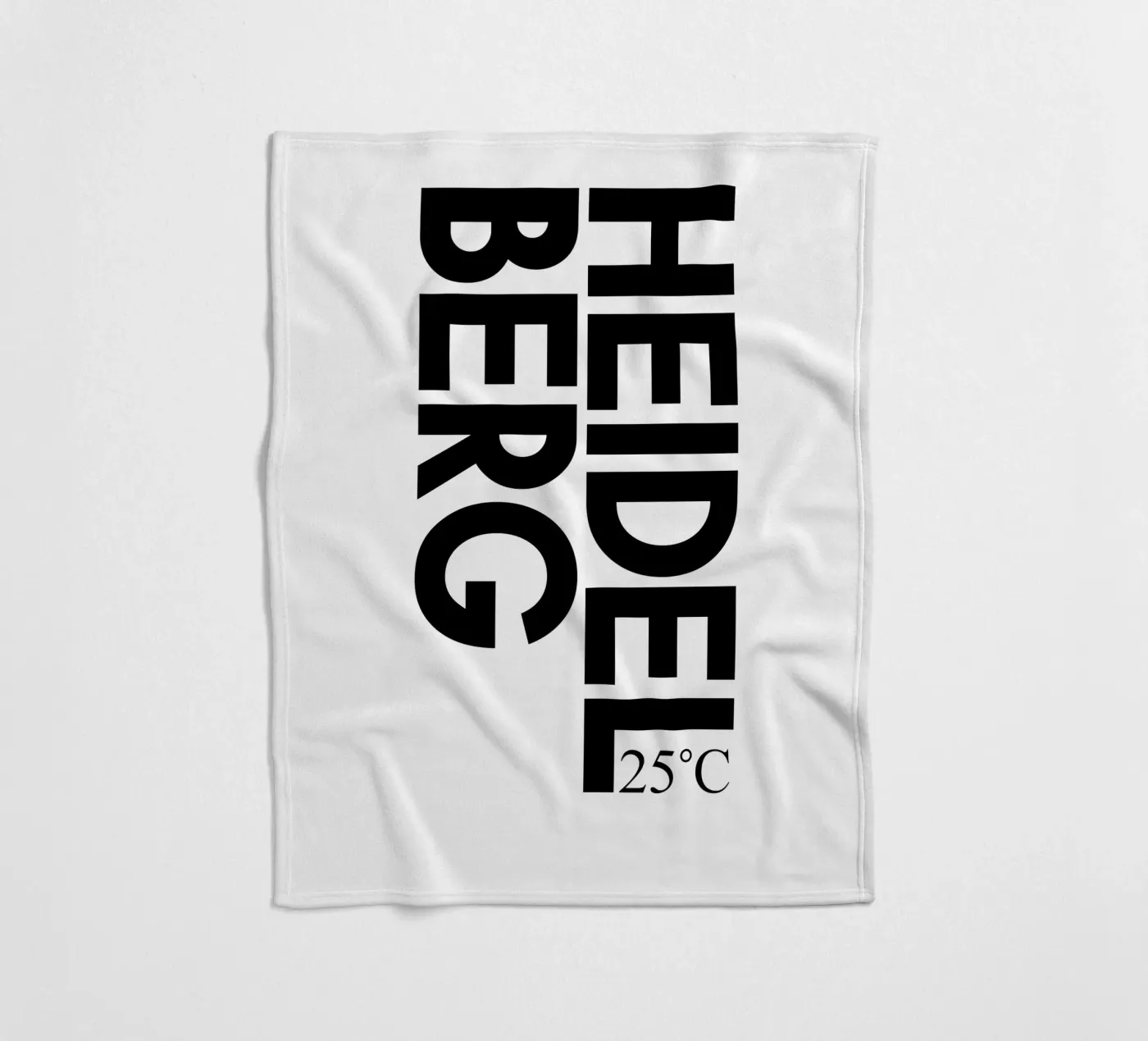 Heidelberg Fleecedecke von YV TYPOGRAPHY