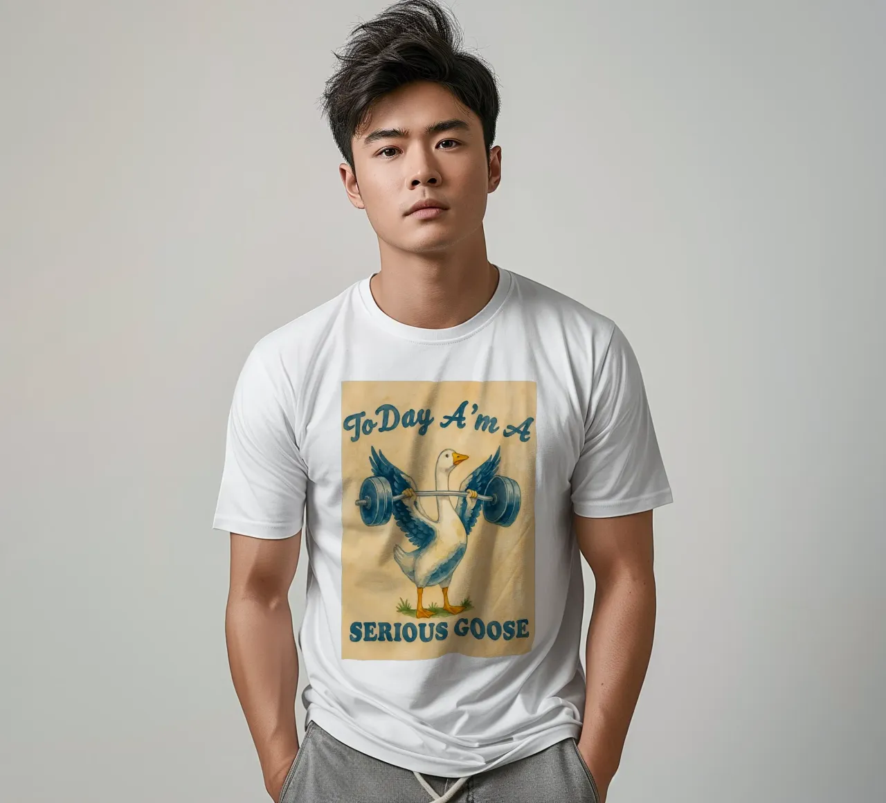 I'm A Serious Goose Today Funny Goose t-shirt by onerules