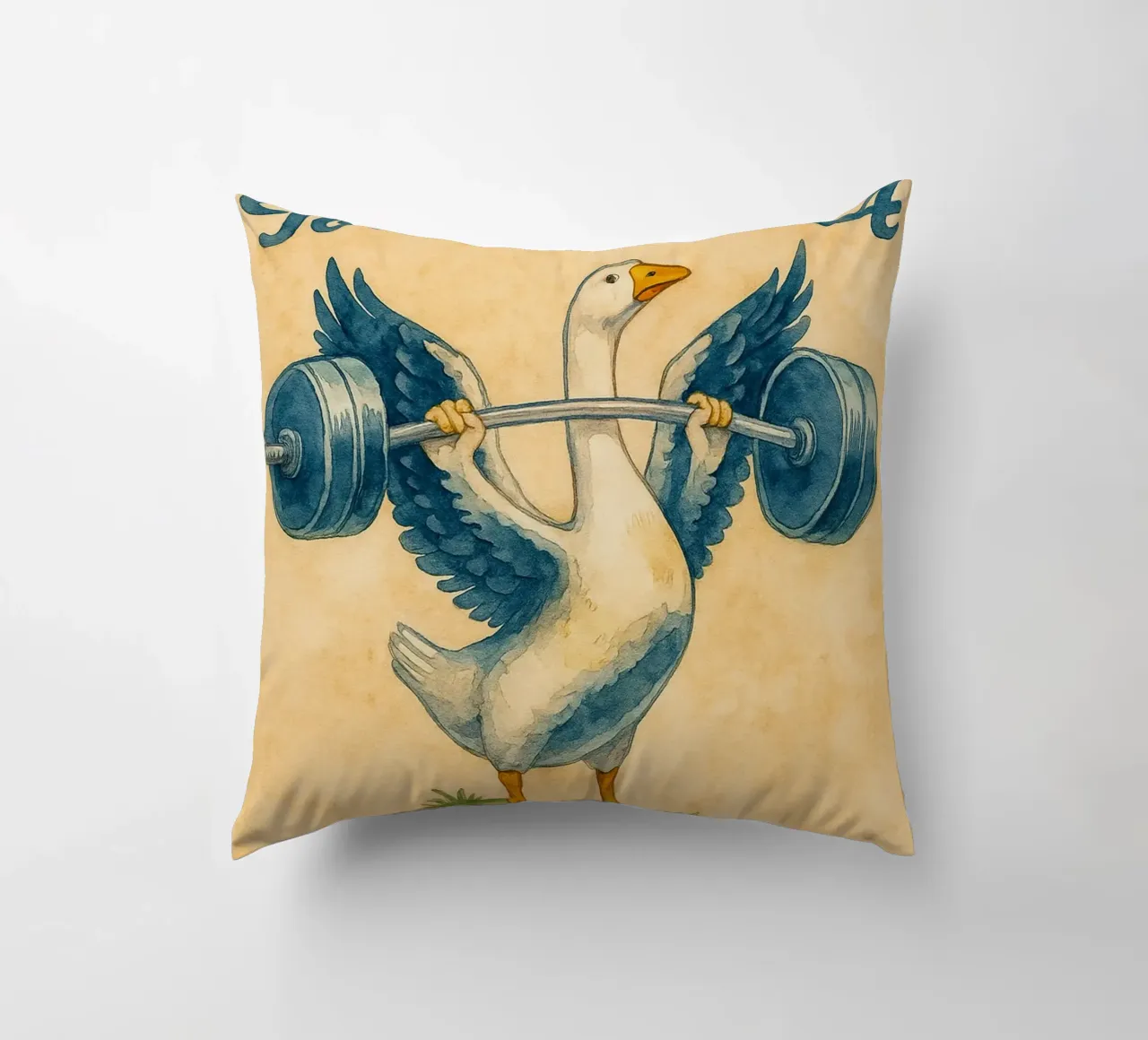 I'm A Serious Goose Today Funny Goose decorative cushion by onerules