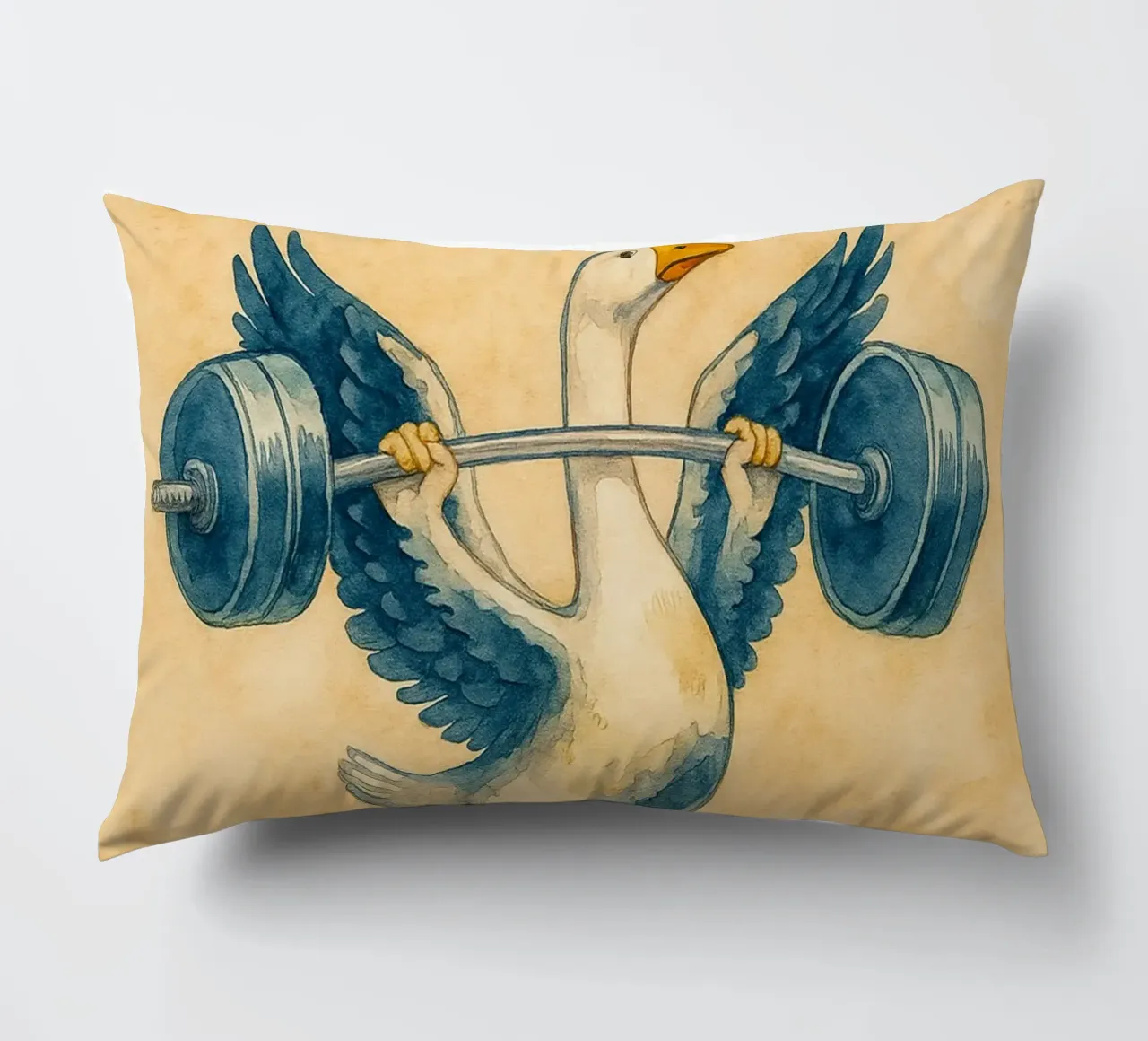 I'm A Serious Goose Today Funny Goose decorative cushion by onerules