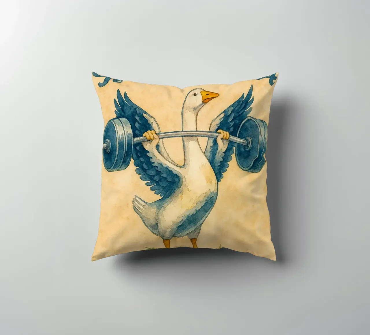 I'm A Serious Goose Today Funny Goose decorative cushion by onerules