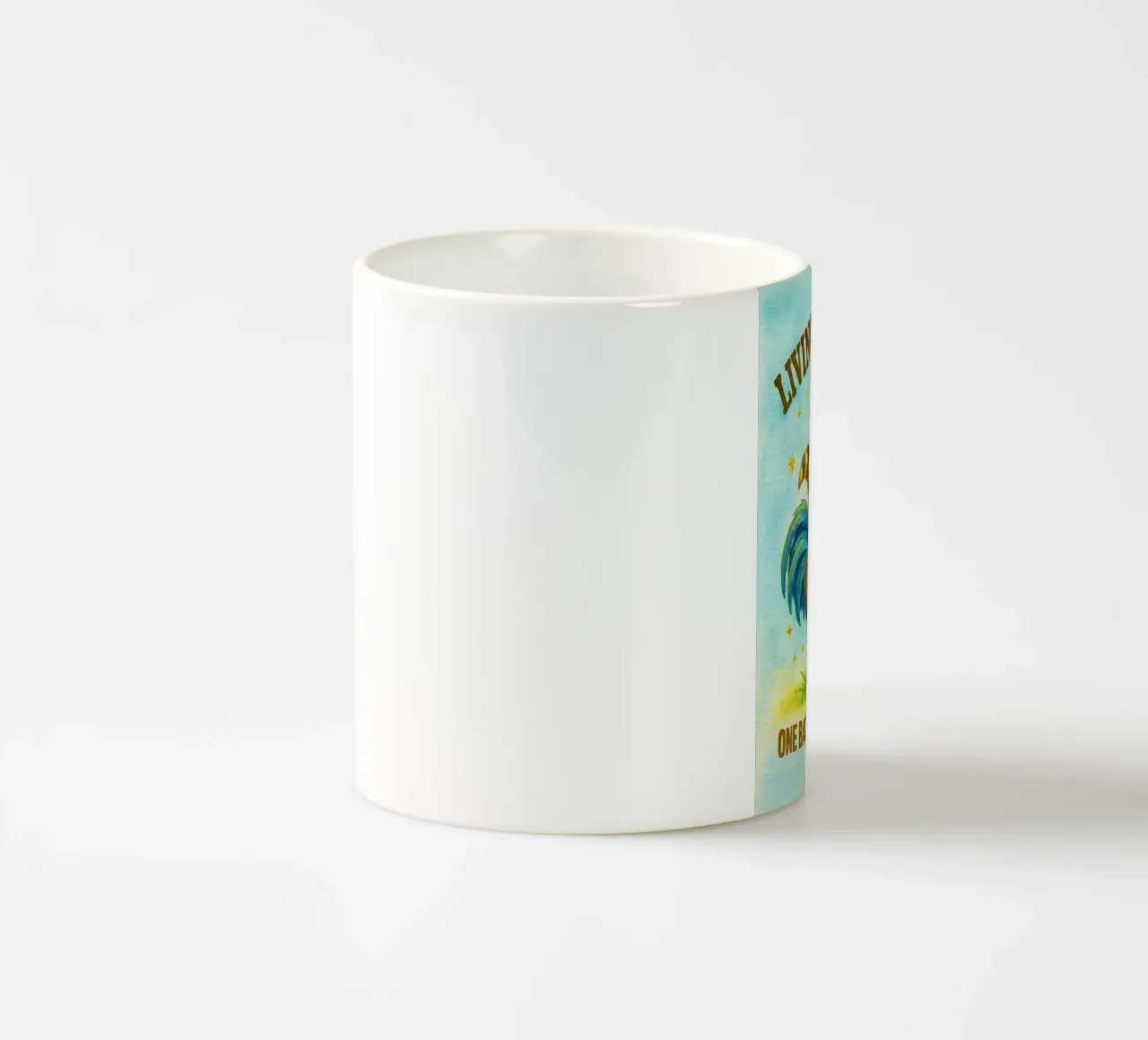 Vivere il sogno una decisione sbagliata alla volta tazza in ceramica da onerules