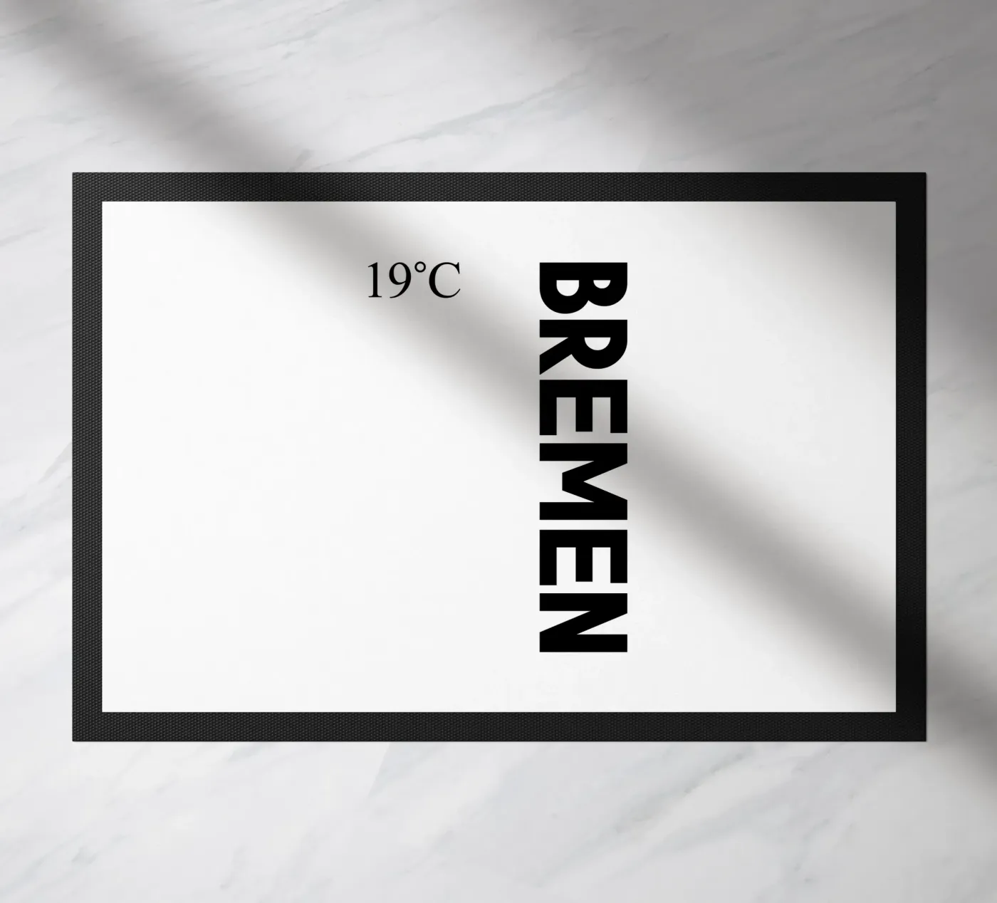 Bremen doormat by YV TYPOGRAPHY