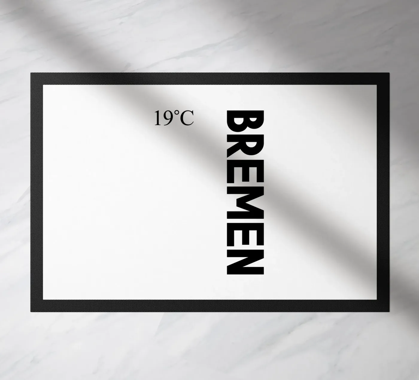 Bremen doormat by YV TYPOGRAPHY