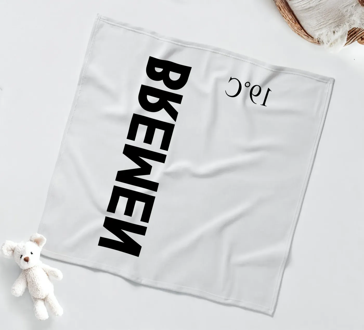 Bremen Fleecedecke von YV TYPOGRAPHY