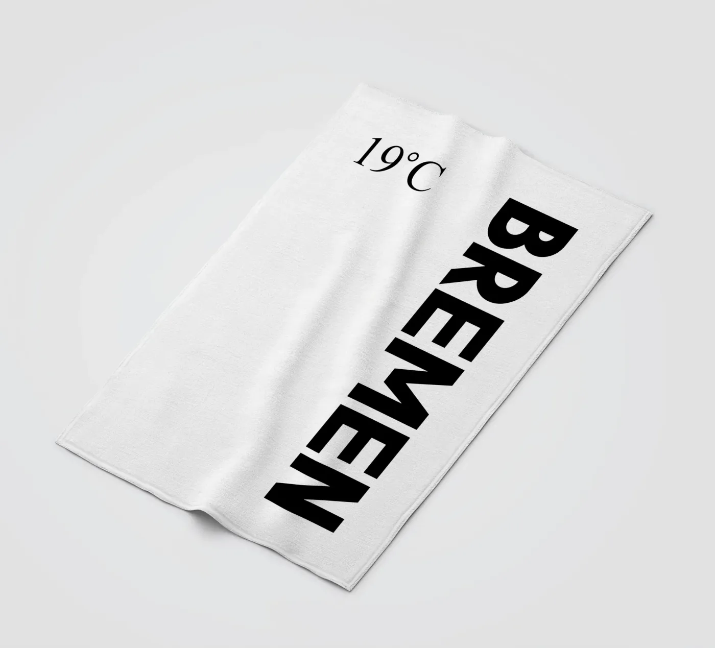 Bremen Fleecedecke von YV TYPOGRAPHY