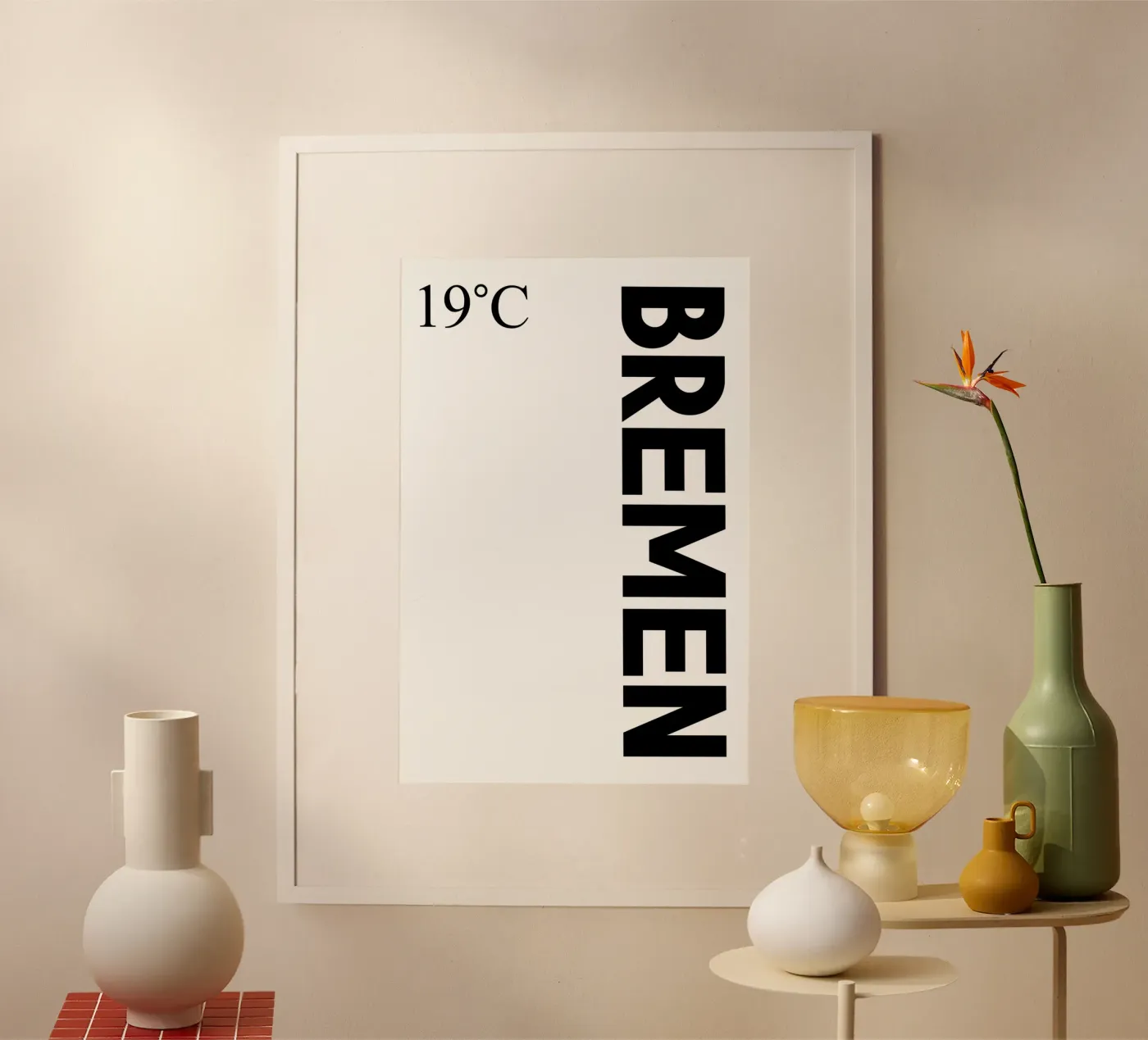 Bremen poster van YV TYPOGRAPHY