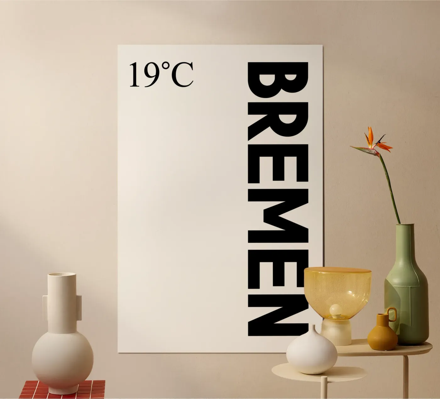 Bremen poster van YV TYPOGRAPHY