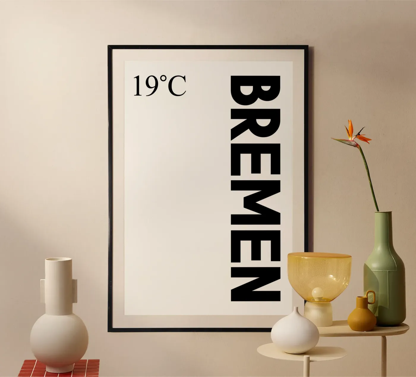 Bremen poster van YV TYPOGRAPHY