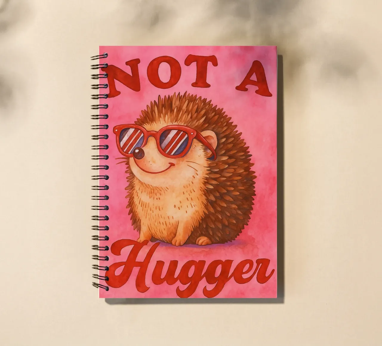 Kein Hugger Lustiger Igel Ringbuch von onerules