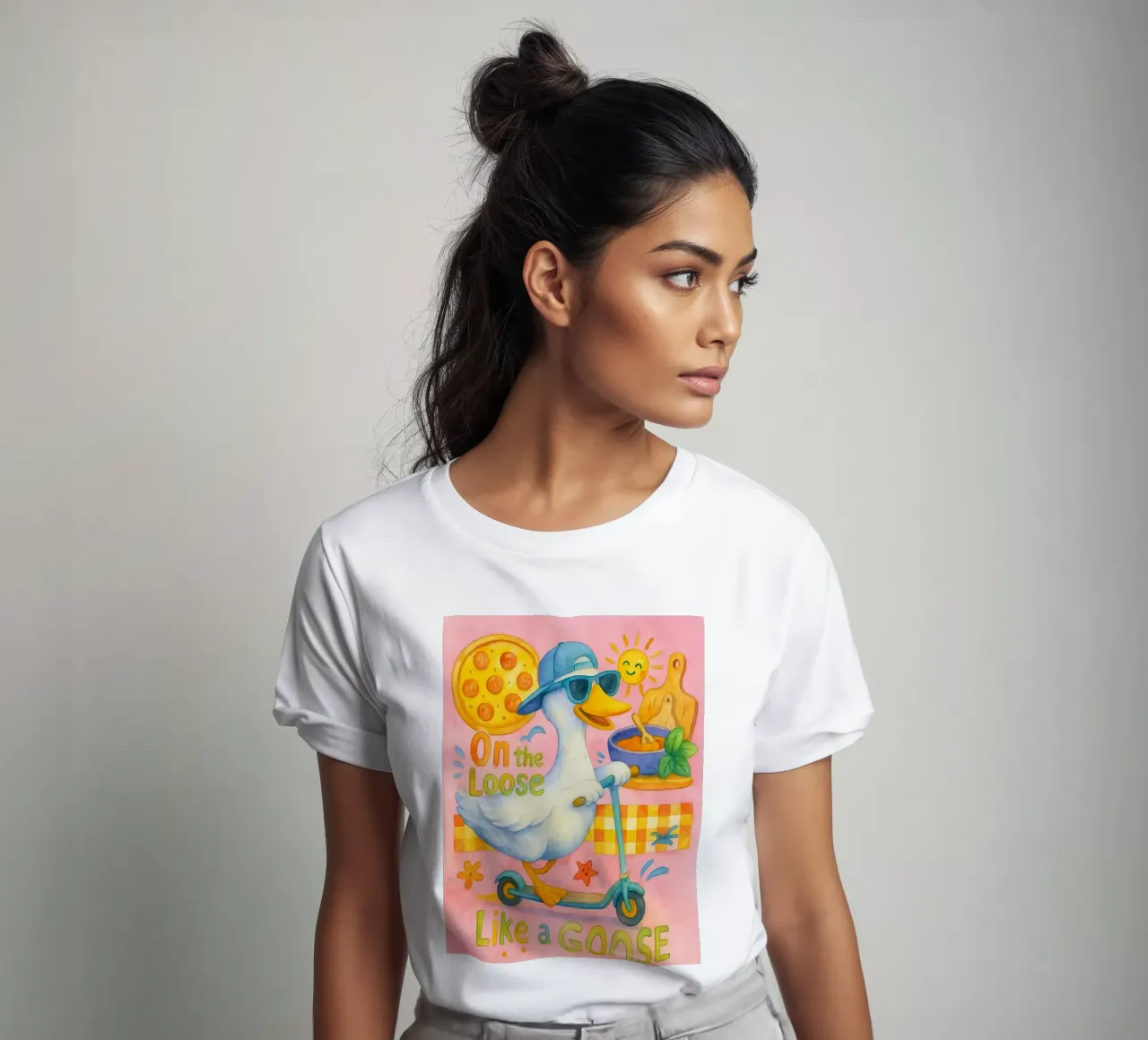 En liberté comme une oie t-shirt de onerules