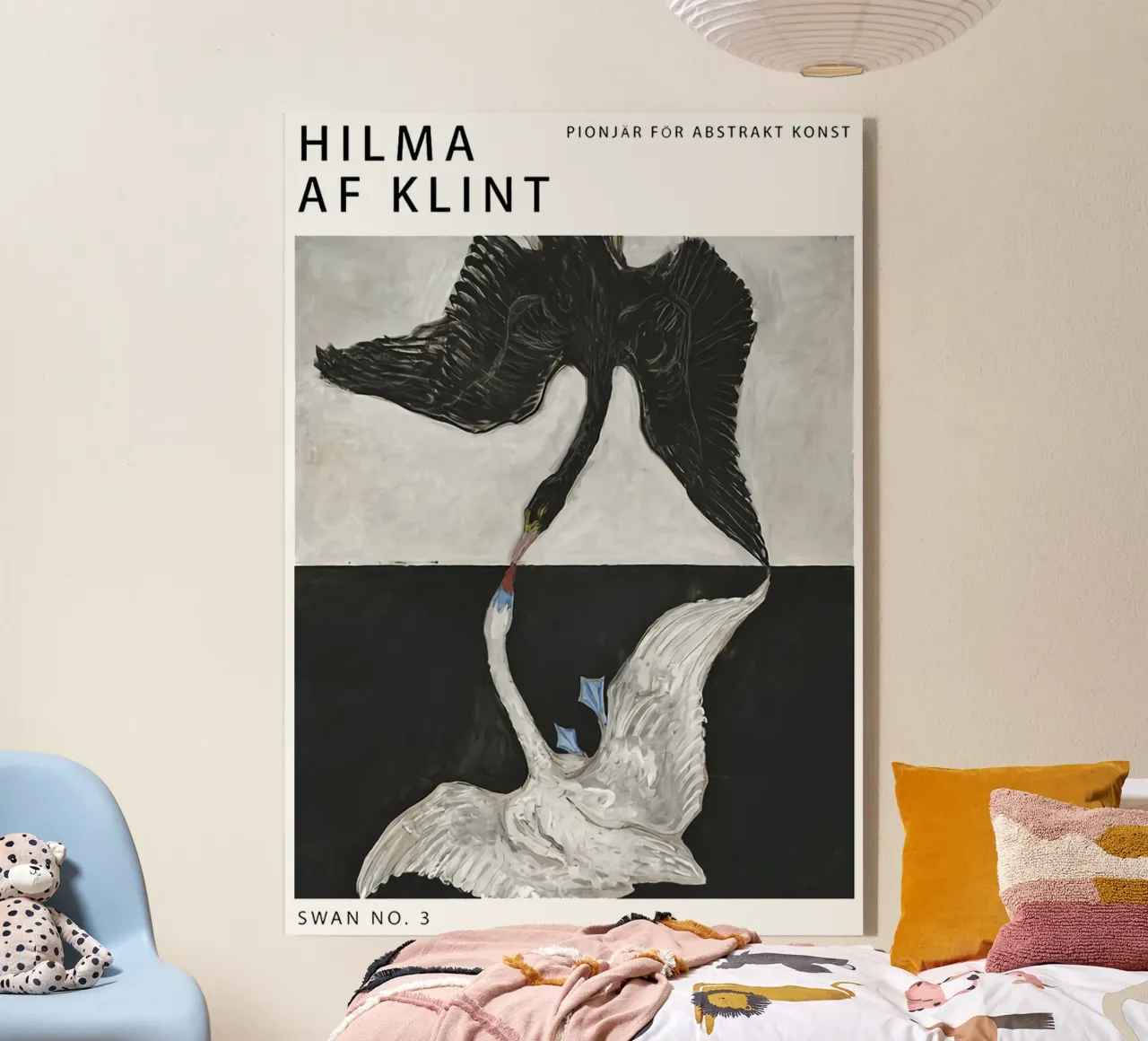 Hilma Af Klint Cigno n. 3 plexiglass da Ceryspool