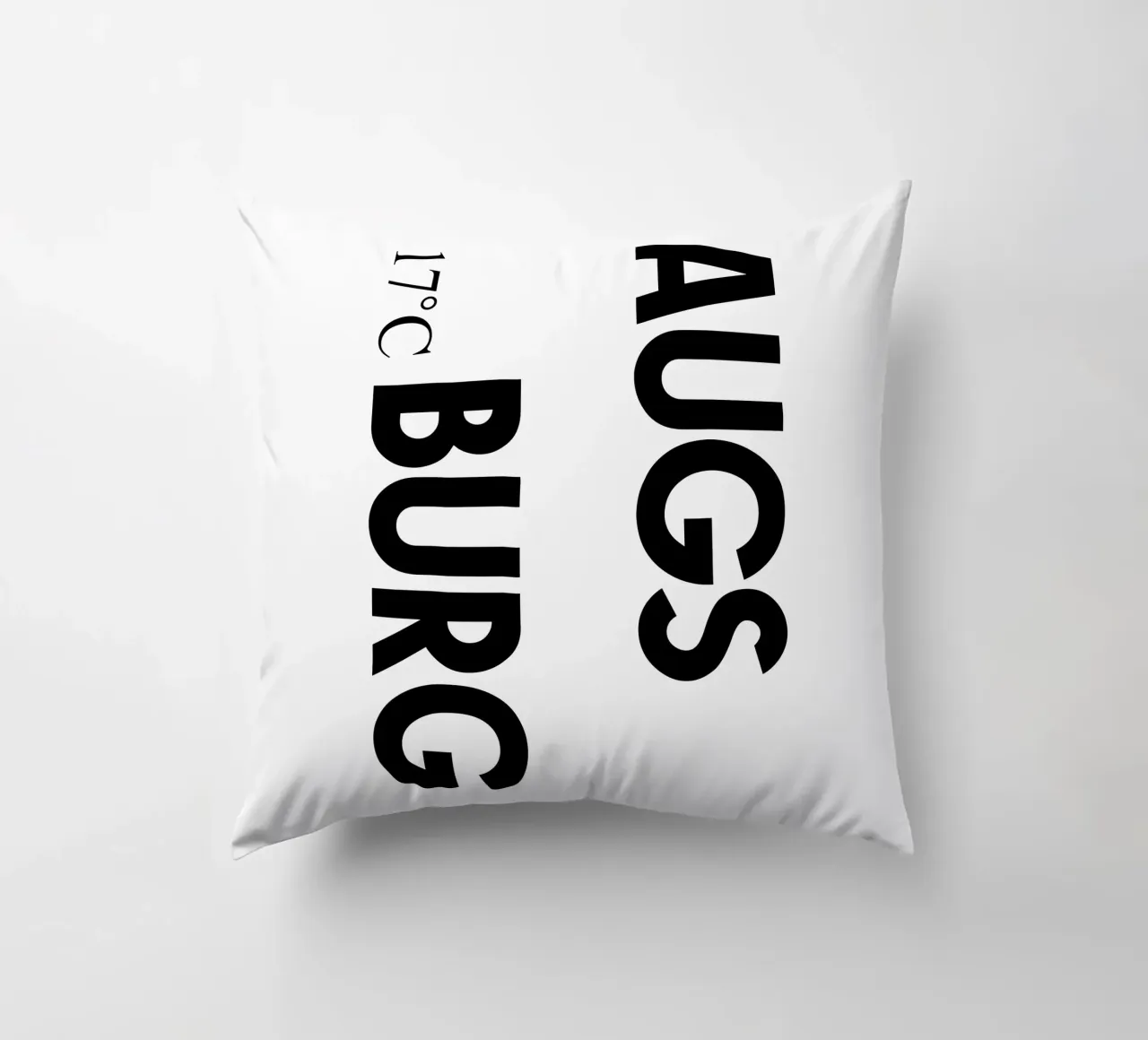 Augusta cuscino da YV TYPOGRAPHY