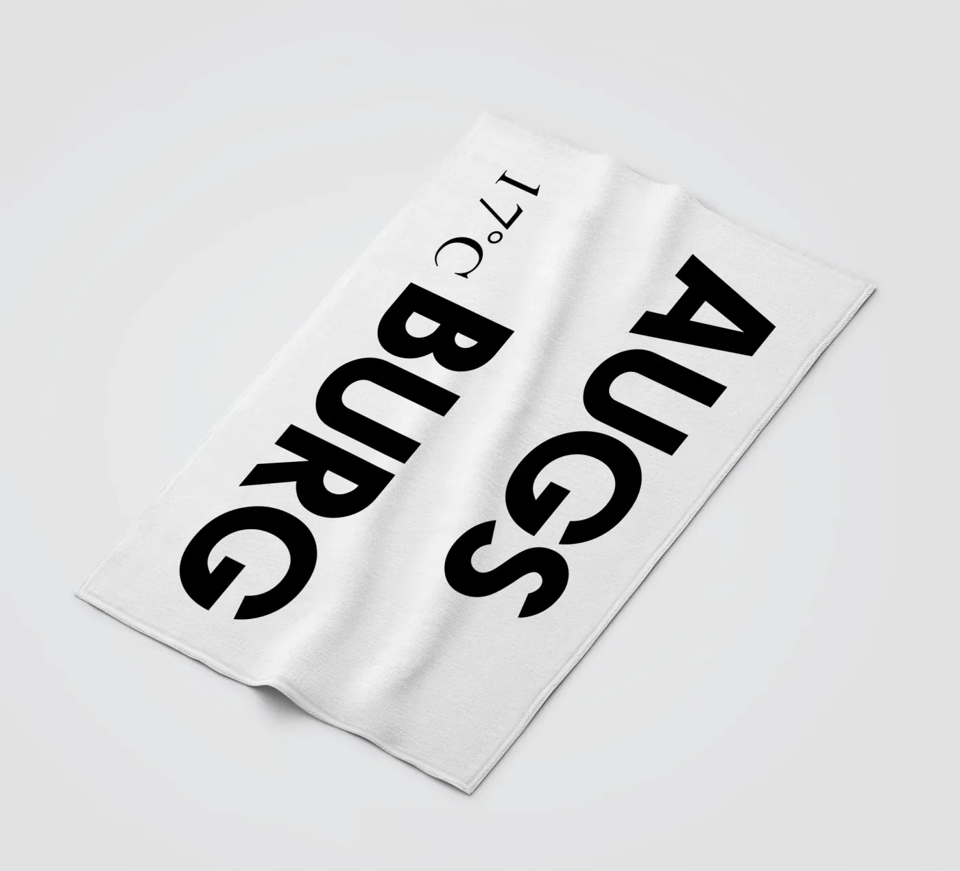 Augsburg fleecedeken van YV TYPOGRAPHY