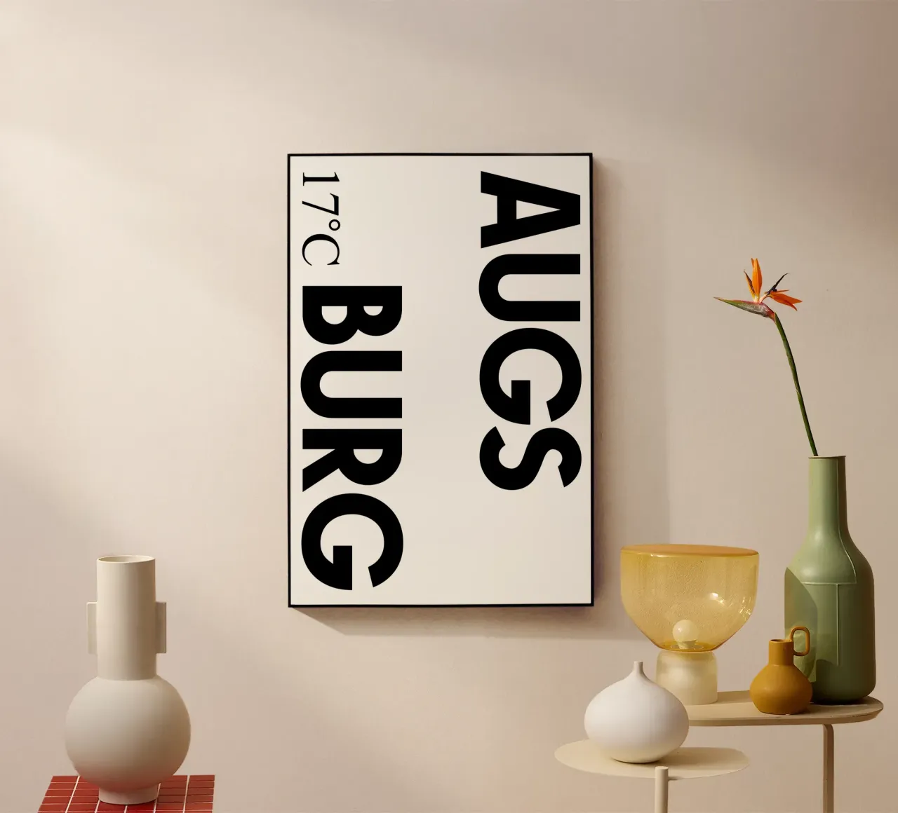 Augusta plexiglass da YV TYPOGRAPHY