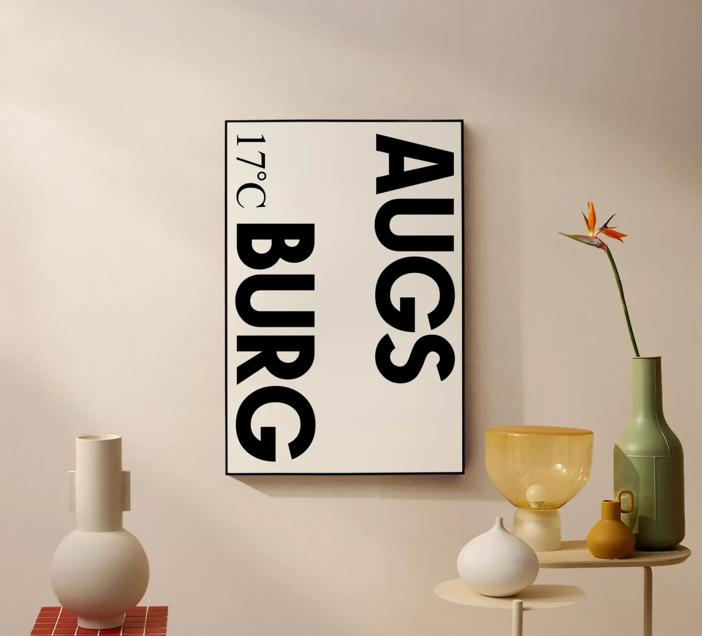 Augsburg plexiglas de YV TYPOGRAPHY