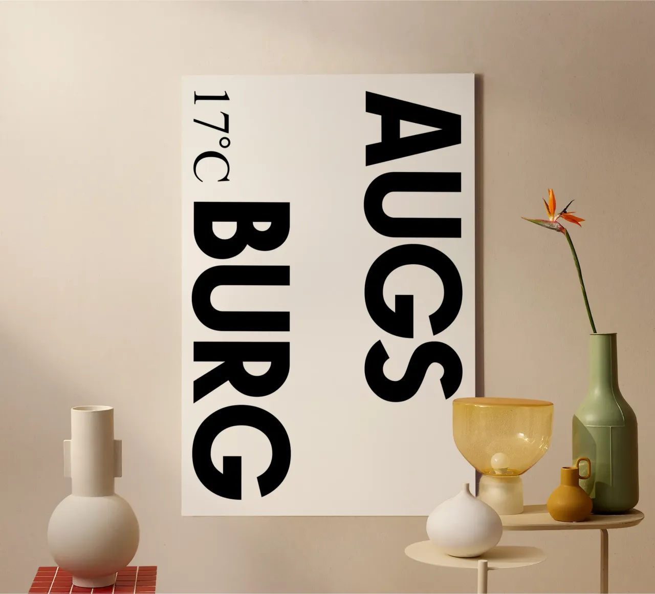 Augusta tela da YV TYPOGRAPHY