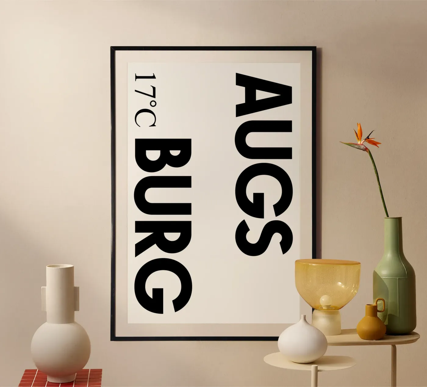 Augsburg poster da YV TYPOGRAPHY