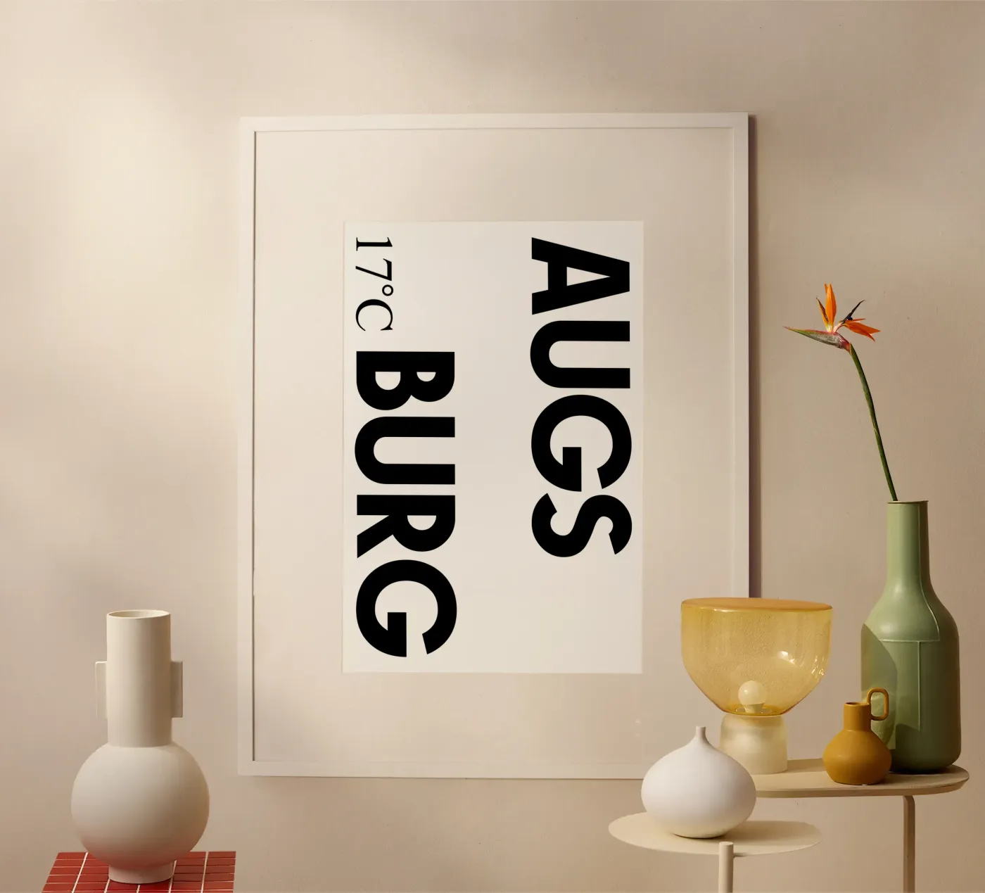 Augsburg poster by YV TYPOGRAPHY