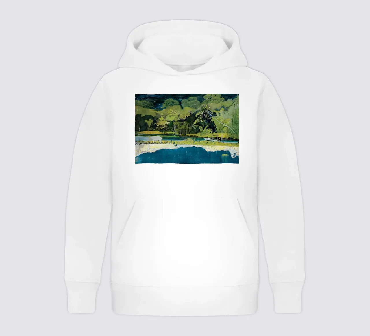 Peter Doig Notte felpa bambino con cappuccio da Milfordwings