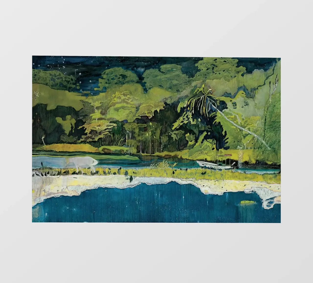 Peter Doig Notte pellicola backlit da Milfordwings
