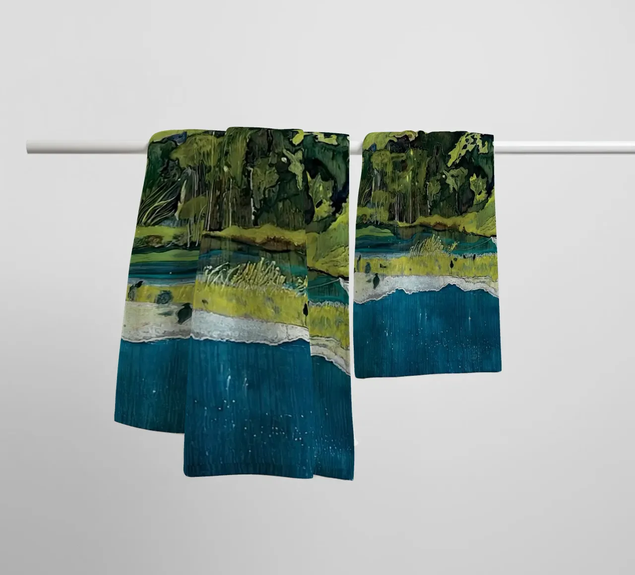 Peter Doig Notte asciugamano da bagno da Milfordwings