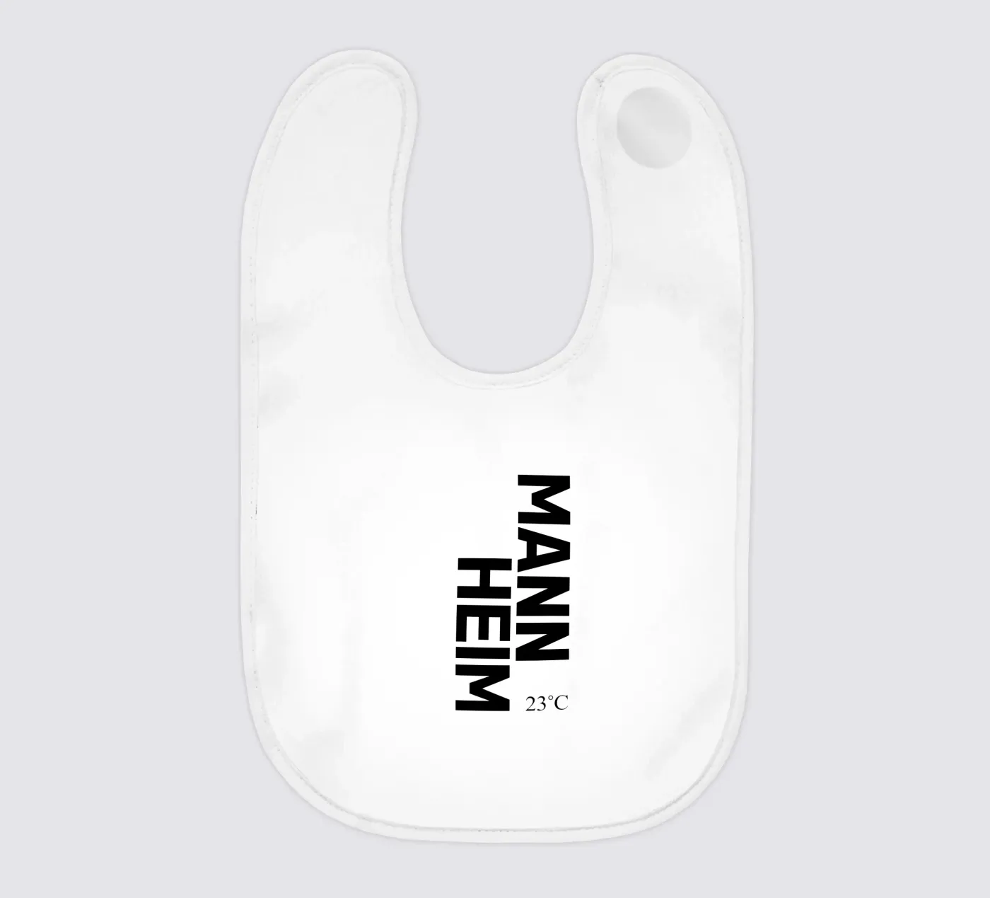 Mannheim baby bib by YV TYPOGRAPHY
