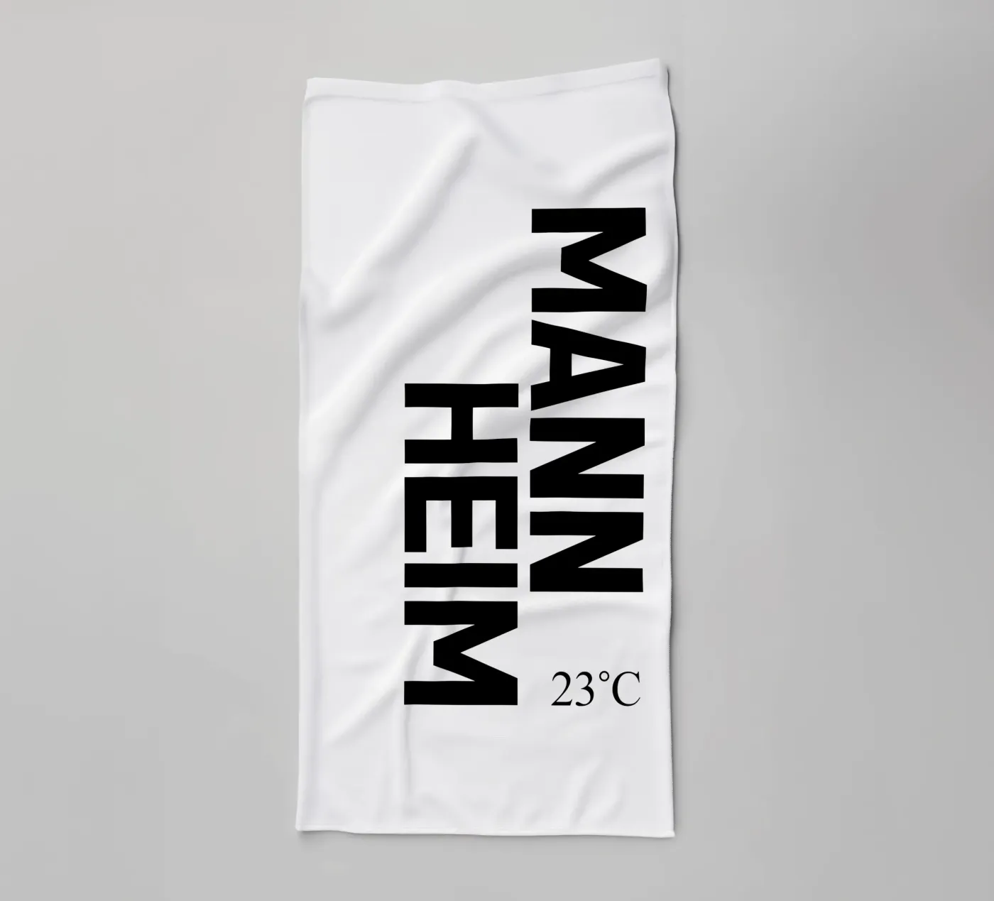 Mannheim towel by YV TYPOGRAPHY