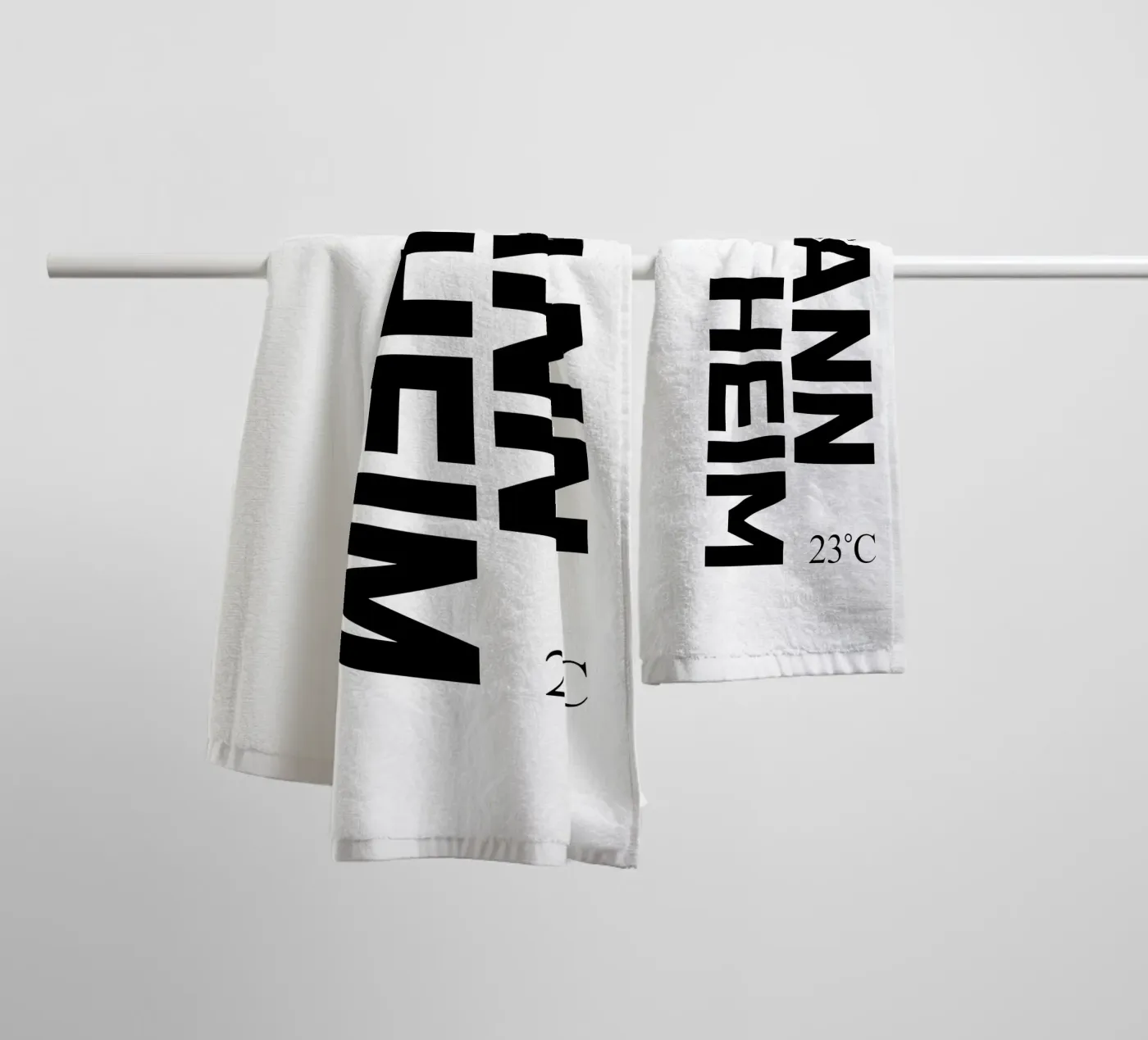 Mannheim towel by YV TYPOGRAPHY