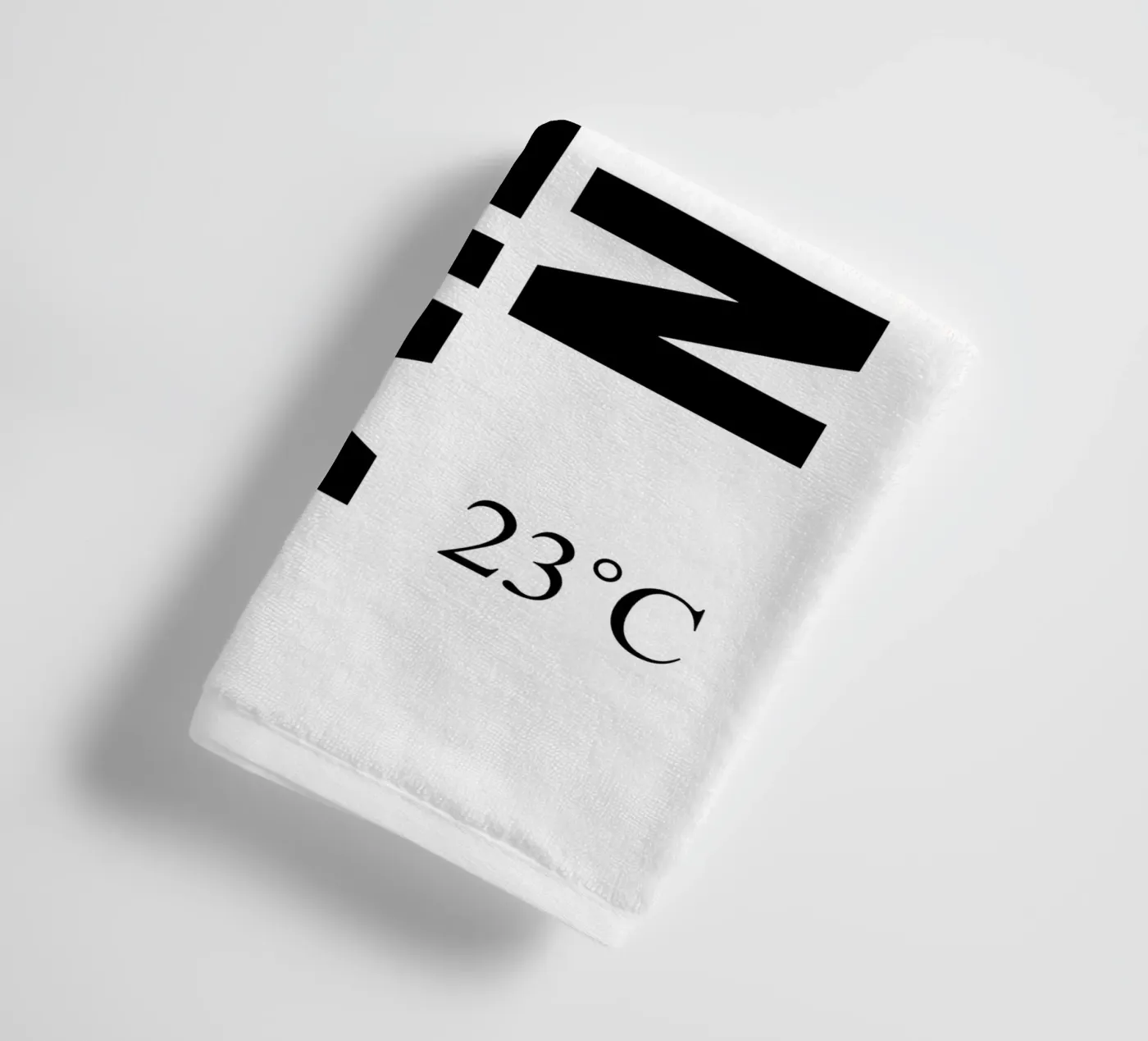 Mannheim towel by YV TYPOGRAPHY