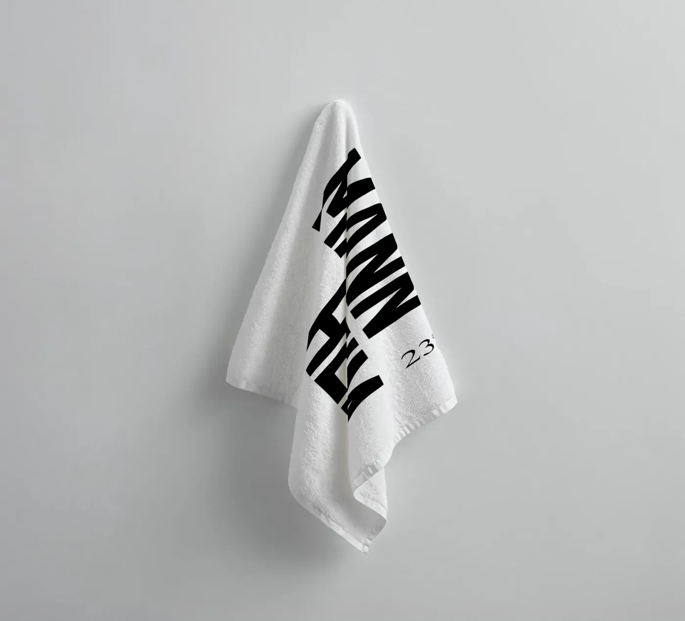 Mannheim towel by YV TYPOGRAPHY